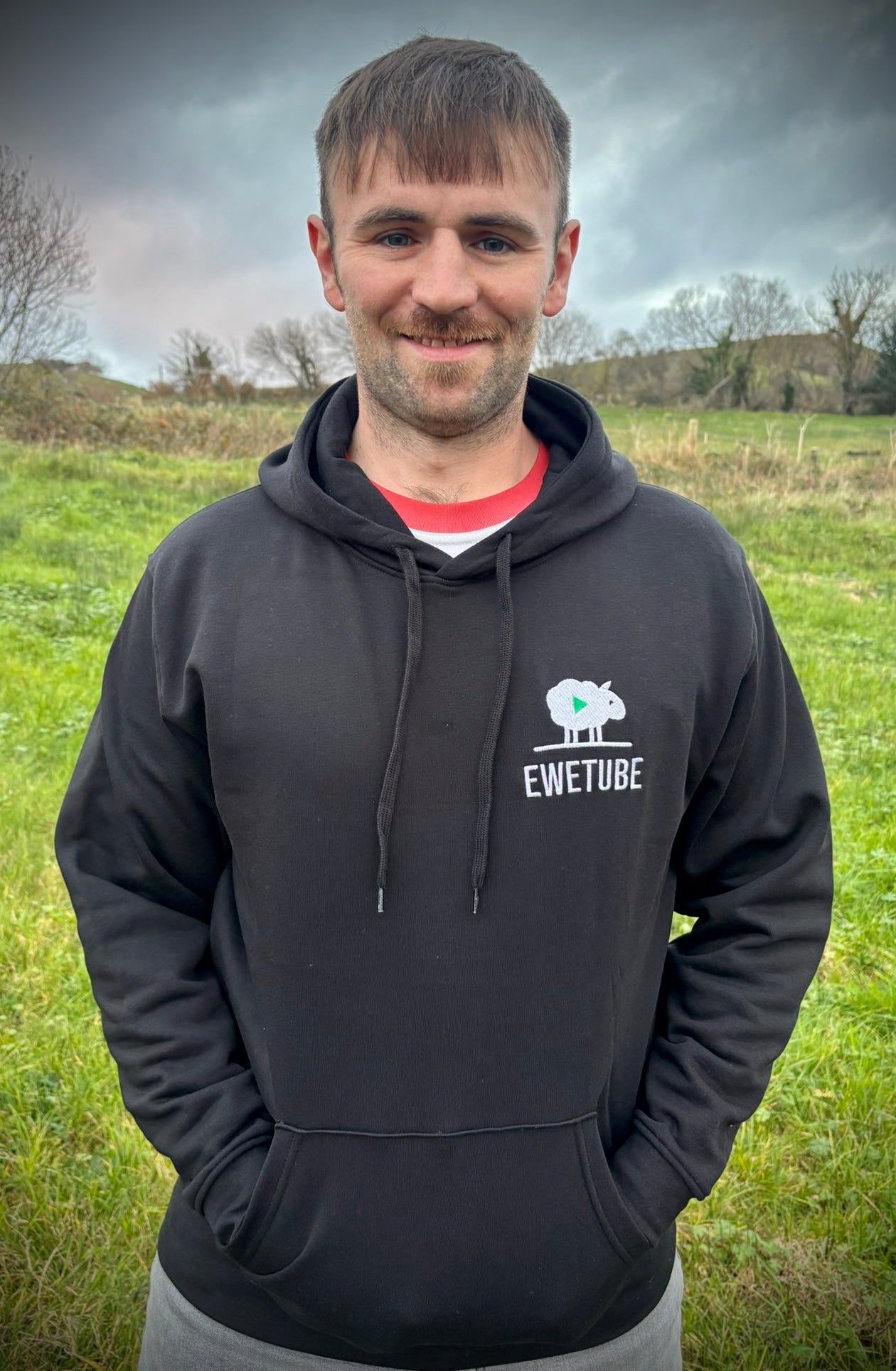 NEW Black Hoodie - DOUBLE Sided Logo