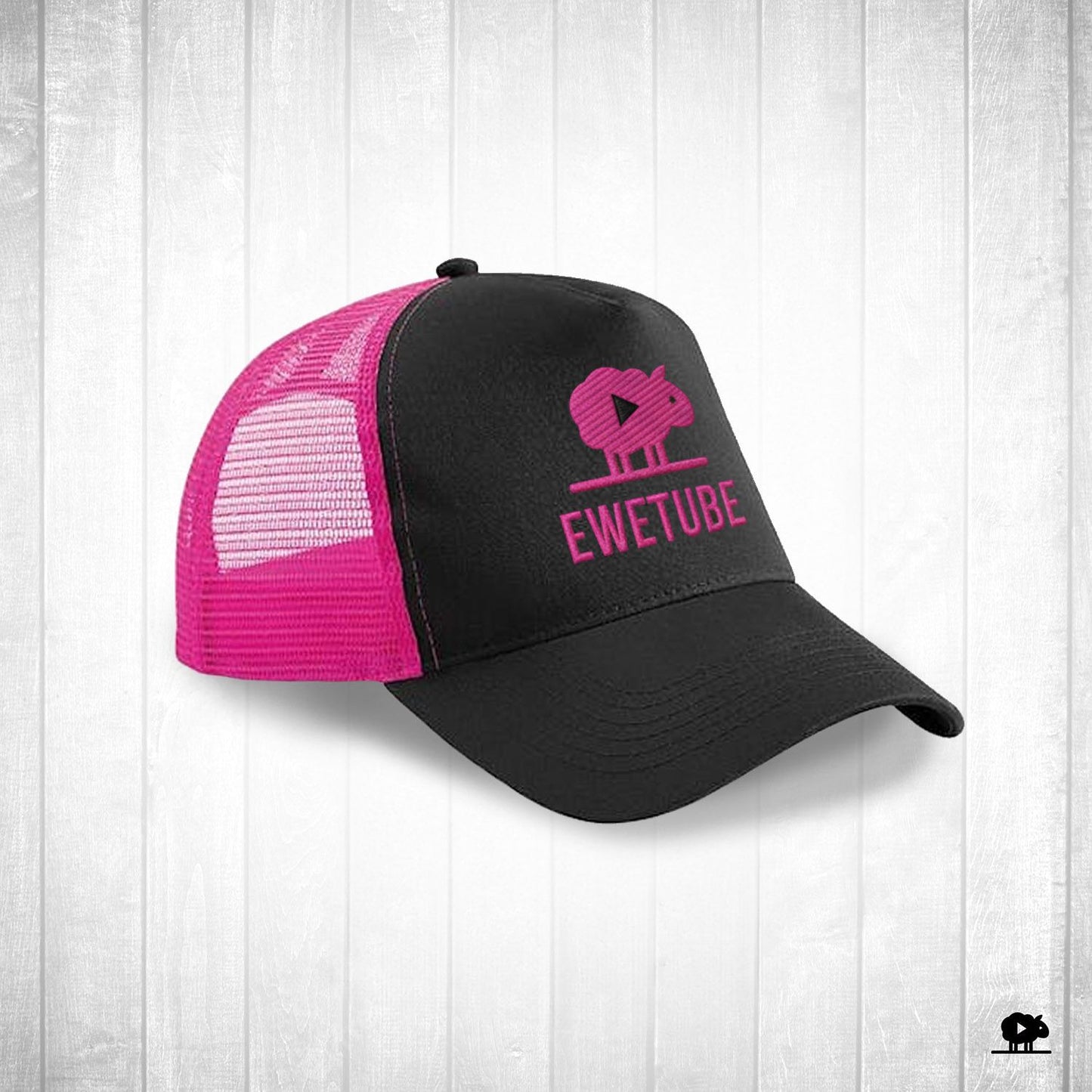 NEW Trucker Cap - Fuchsia/Black