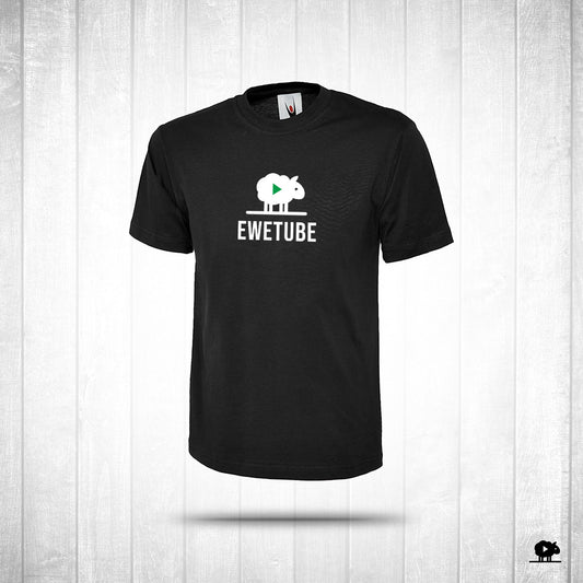 Mens Centre Logo T-Shirt - Black