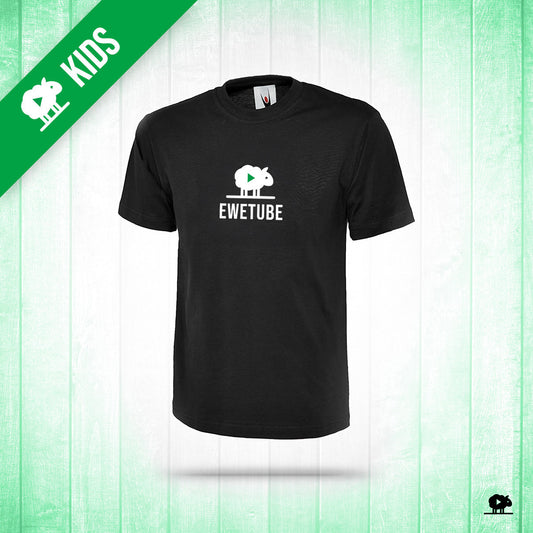 Kids Centre Logo T-Shirt - Black