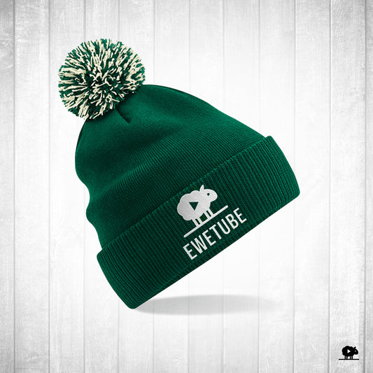 Bobble Hat - Forest Green