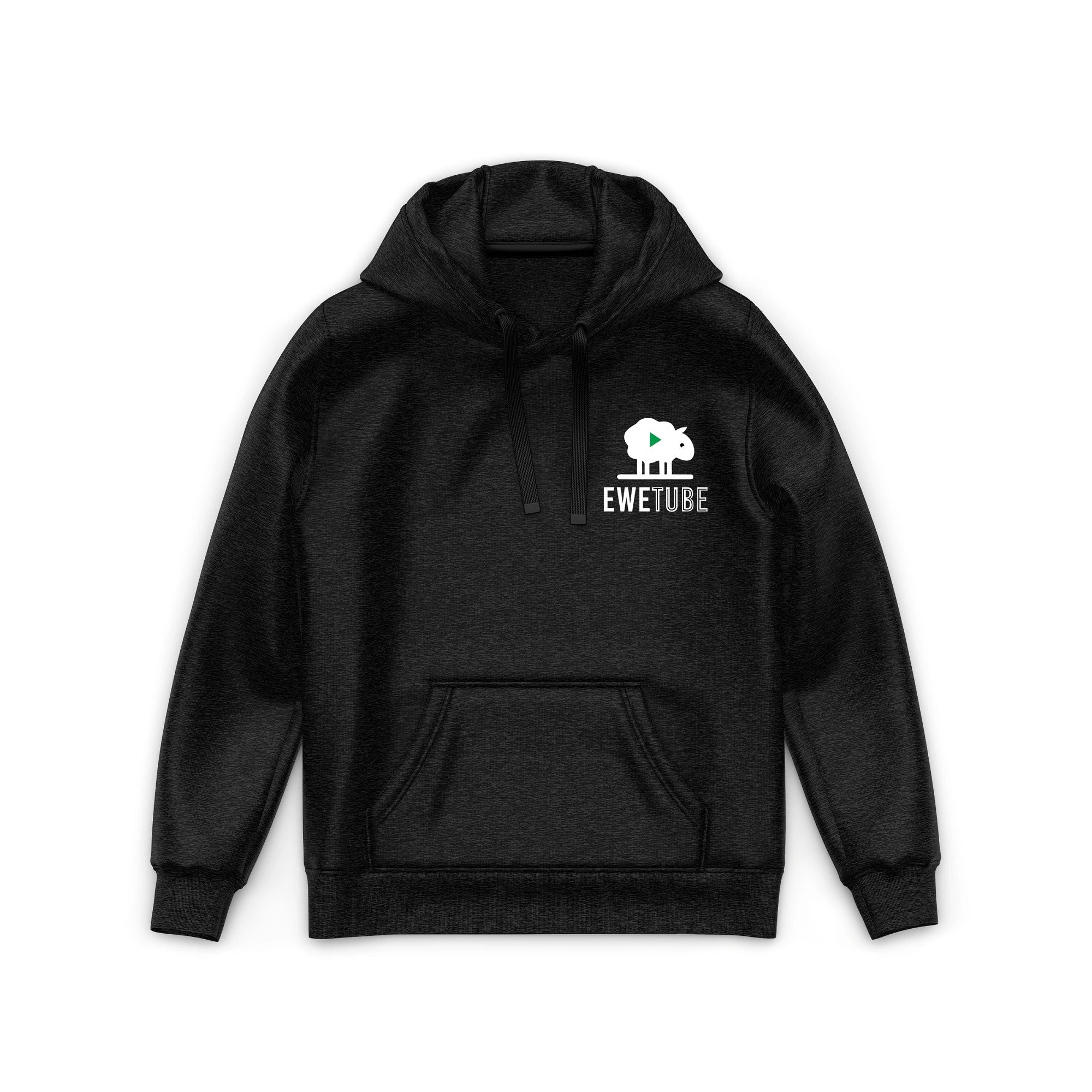 Black 2024 hoodie embroidered