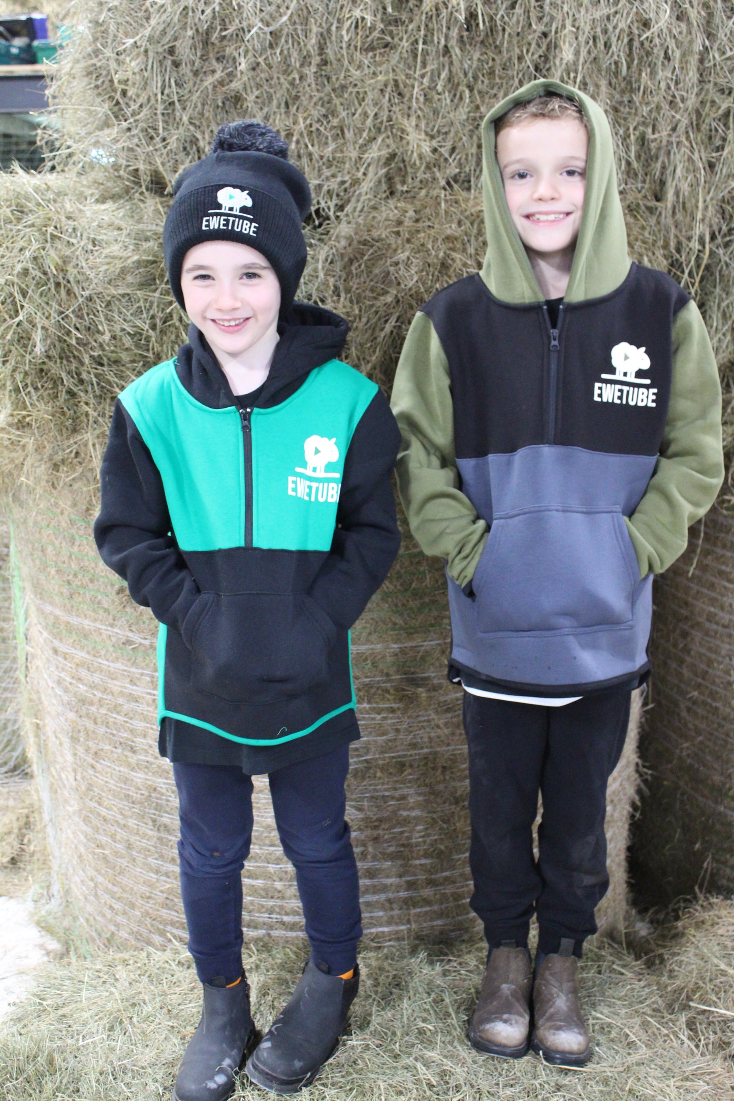 KIDS Tri-Coloured Shearing Hoodie